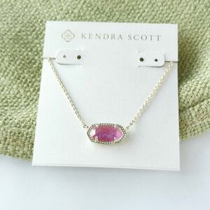 Kendra Scott Fuchsia and Gold Necklace